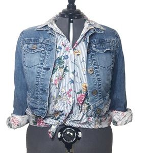 Vintage plus size button up blouse 2XL